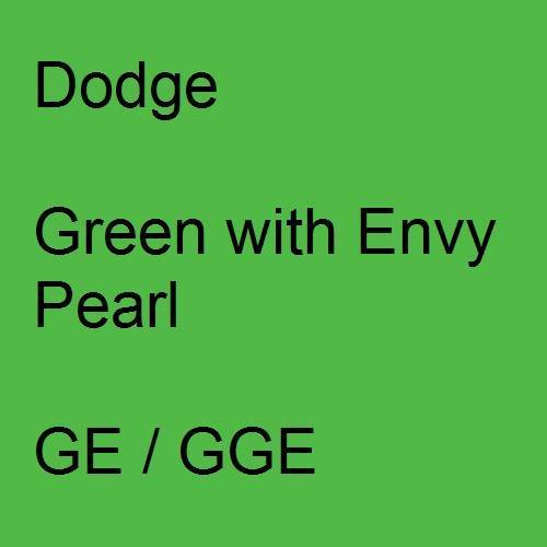 Dodge, Green with Envy Pearl, GE / GGE.